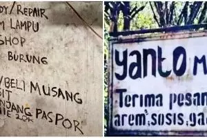 11 Potret kocak bengkel sediakan jasa service multibidang, apa saja bisa yang penting cuan