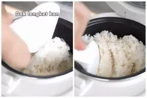 Tak perlu masuk kulkas usai matang, ini trik menanak nasi biar pera dan cocok dibuat jadi nasi goreng