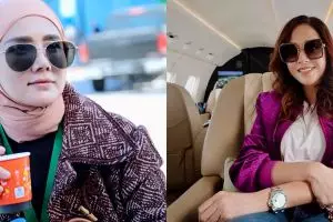 11 Beda gaya Mulan dan Maia Estianty dari kecil hingga kini, paras saat sekolah disebut mirip