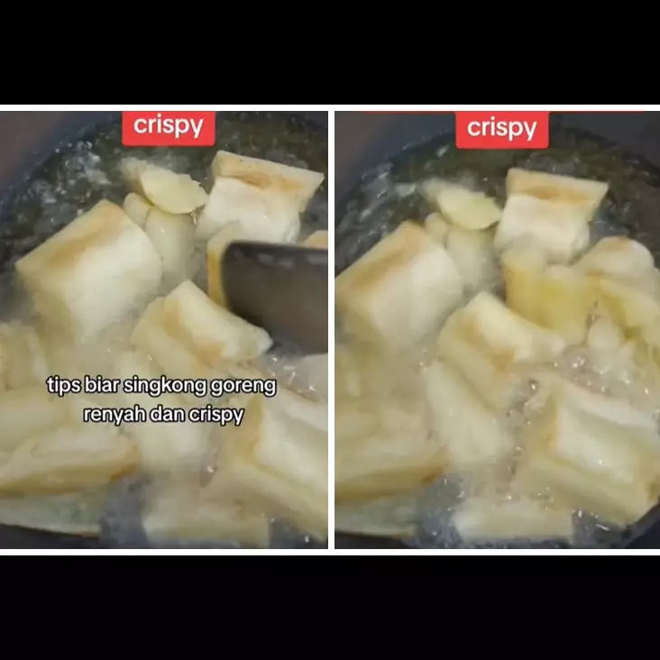 Bukan direbus dulu, ini trik goreng singkong agar teksturnya renyah tapi tidak keras