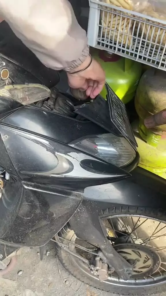 Bukaan tangki bensin canggih © TikTok Bukaan tangki bensin canggih © TikTok