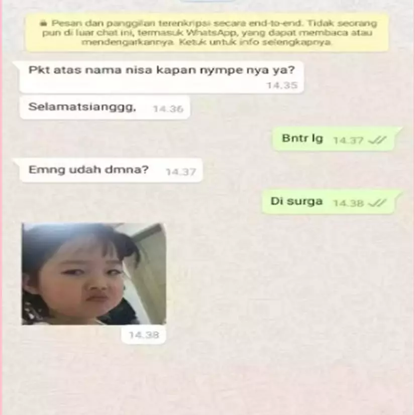 Endingnya bikin nggak habis pikir, 15 chat lucu kurir paket ajak customer bercanda ini ngeselin