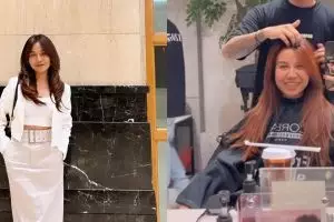 9 Potret Mayang habiskan Rp 10 juta untuk cat rambut, penampilan barunya malah disebut mirip Cimoy