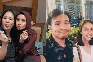 Potret akur 7 seleb dengan istri mantan kekasih, Happy Asmara dan Bella Bonita tepis hubungan tak baik