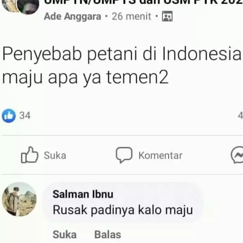 11 Pertanyaan di status Facebook ini bukannya dijawab bener malah direspons nyeleneh