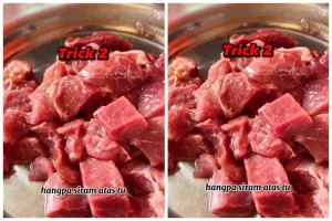 Tanpa direbus atau dimarinasi berjam-jam, begini trik mengempukkan daging pakai 1 bahan dapur