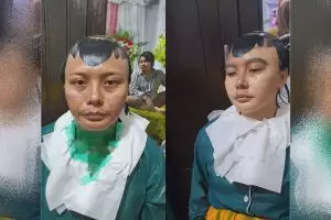 Bikin netizen syok gegara rambutnya aneh, 9 transformasi wanita usai dirias MUA ini ternyata manglingi