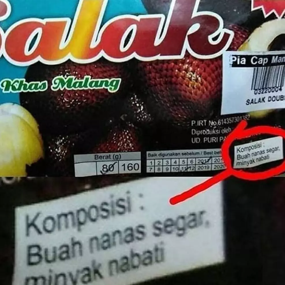 11 Potret kocak tulisan di bungkus kemasan ini setelah dibaca teliti bikin geleng kepala