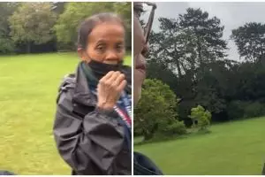 Momen kocak mahasiswa LPDP ngajak ibu-ibu ngomong bahasa Inggris, endingnya nggak terduga