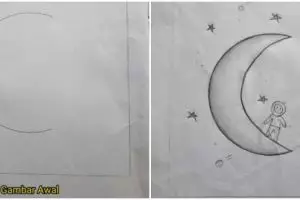 Disuruh gambar dari huruf C, 12 potret tugas seni rupa siswa kelas 5 SD ini imajinasinya kreatif pol