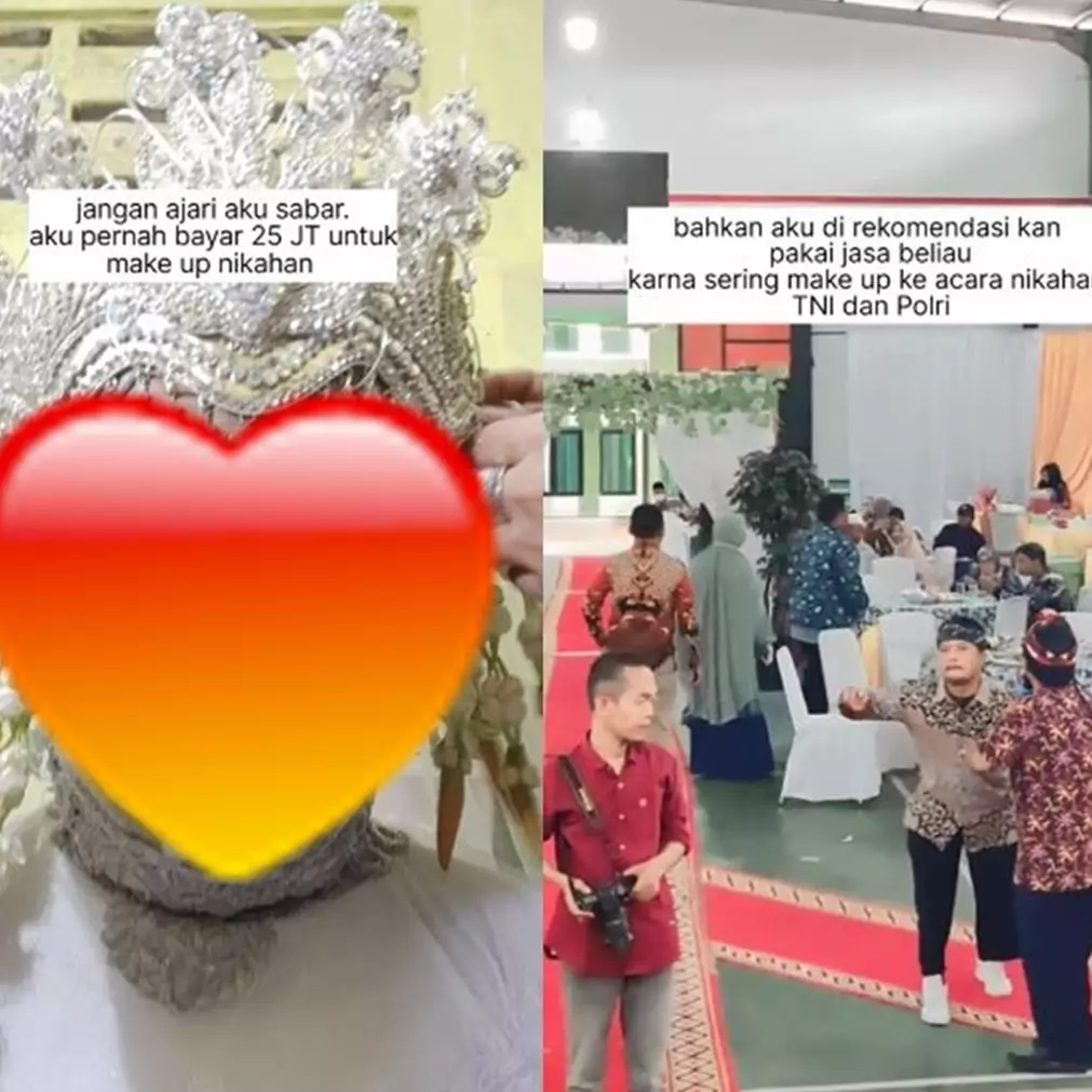 Bukti harga mahal bukan jaminan kualitas, pengantin ini nyesel habiskan Rp 25 juta untuk riasan zonk