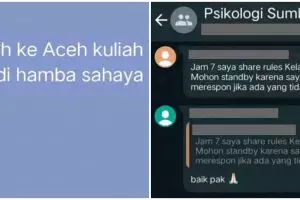 Mahasiswi ini bagikan peraturan dosennya yang absurd saat ngajar di kelas, mind blowing abis