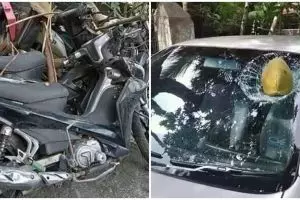 11 Potret kocak pemandangan ngenes di parkiran ini bikin geleng kepala, mood auto anjlok