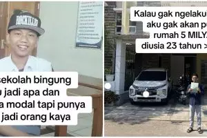 Dari tukang piscok sampai jualan baju, pria ini sukses hingga punya rumah Rp 5 miliar di usia 23 tahun
