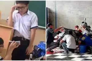 11 Potret kocak orang gotong royong ini selain kompak kerjaan auto cepat selesai