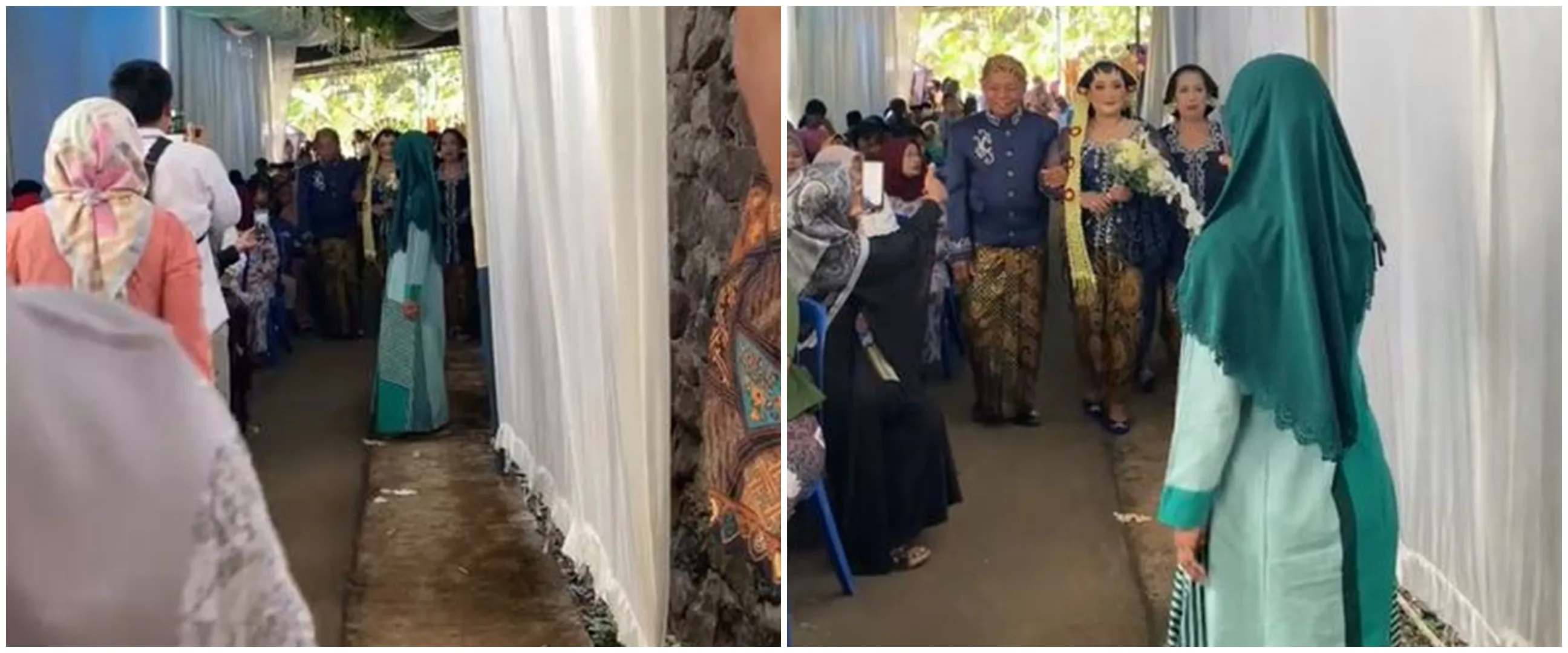 Momen kocak fotografer dihalangi emak-emak saat fotoin pengantin ini bikin elus dada, kesel baget
