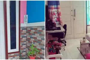 Rumah segaris buka pintu langsung dapur ini punya ruang tamu multifungsi, intip 11 potretnya