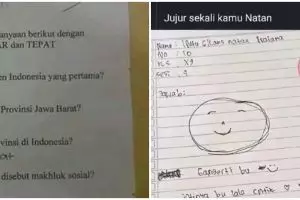 13 Potret kocak jawaban tugas SD ini bikin guru bingung mau ketawa atau merasa gagal, nyeleneh pol
