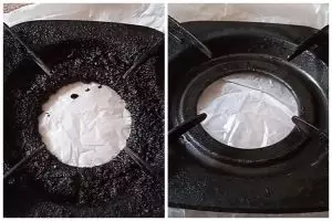 Praktis tanpa direndam air, ini cara bersihkan kerak tebal di tungku kompor cuma pakai 2 bahan dapur