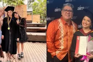 Beda penampilan 9 penyanyi dampingi anak wisuda kuliah, Yuni Shara tampil ayu bak putri keraton