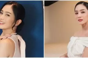 Biasa tampil glamor, 9 potret Bunga Zainal tak jaim dasteran layaknya emak-emak rumahan