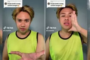 Disangka beda orang, potret pria makeup ala anime ini hasilnya bikin kaum cewek insecure parah