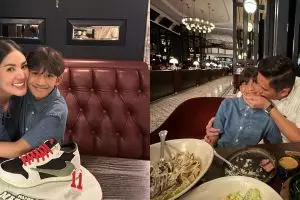 9 Momen Nindy Ayunda rayakan ultah anak, akur dengan mantan suami hingga didoakan rujuk