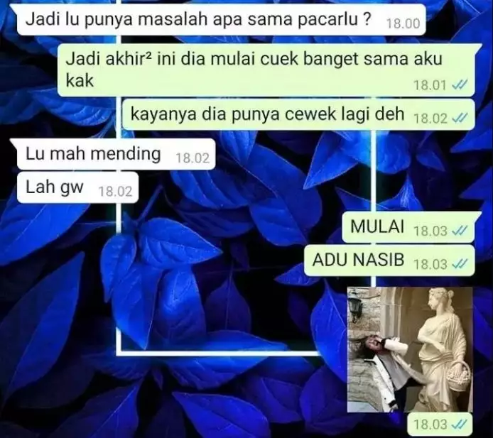 chat lucu curhat ke teman tanpa solusi Berbagai sumber