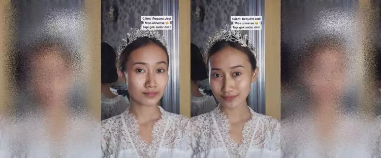 Wanita dimakeup MUA biar bak Miss Universe, hasilnya alih-alih mirip malah seperti Sara Wijayanto