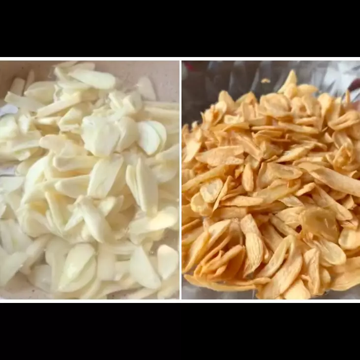 Bukan diremas pakai garam, ini cara bikin bawang putih goreng yang antipahit dan renyah tahan lama