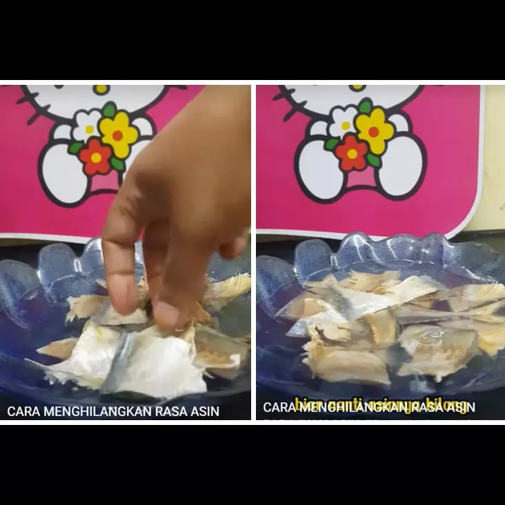 Tanpa pakai garam, begini cara mengurangi rasa asin pada ikan asin menggunakan 1 bumbu dapur