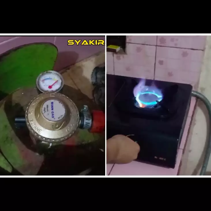 Cuma perlu waktu 2 menit, begini cara mengatasi gas yang tidak mengalir ke kompor pakai 1 alat