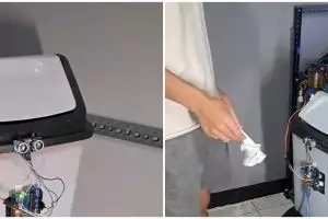 Pria ini rakit tong sampah pakai Chat GPT jadi canggih, anak teknik auto nostalgia pas lihat