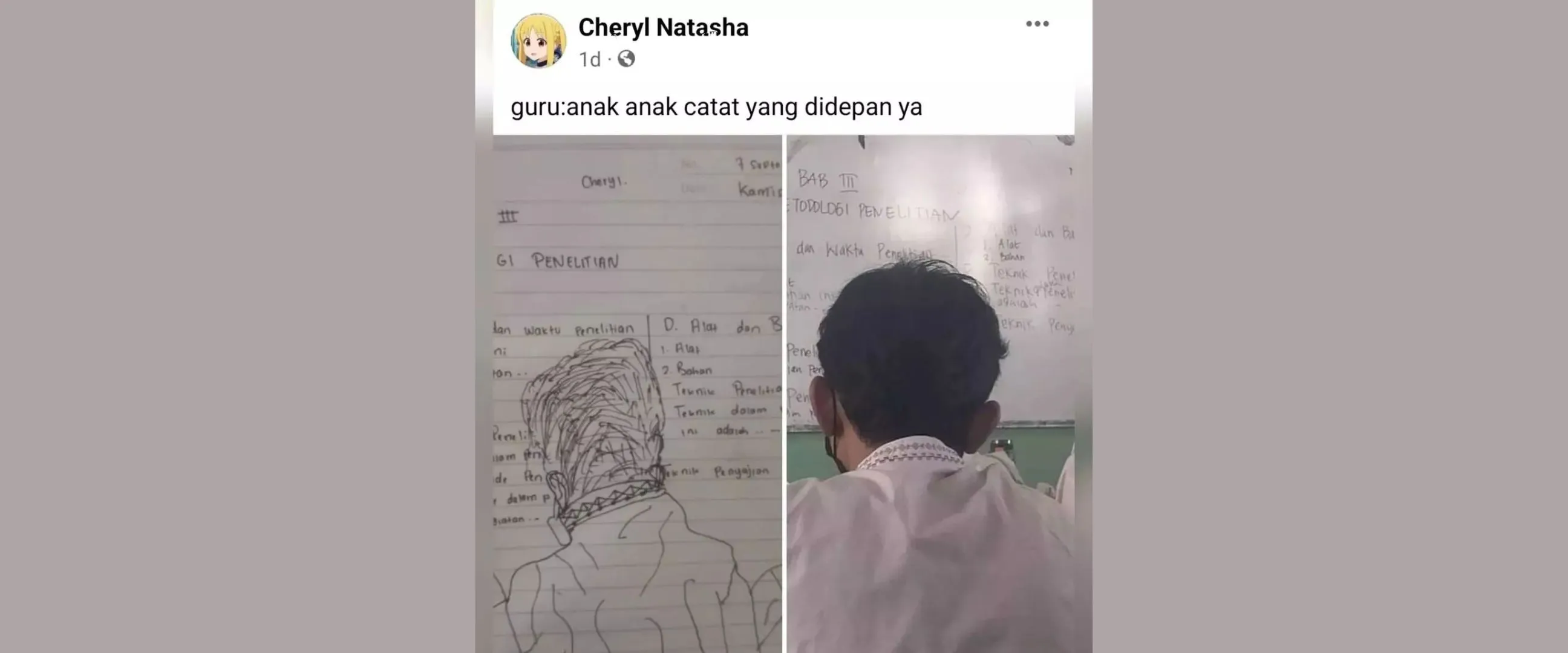 11 Tulisan nyeleneh di buku murid ini bikin guru dilema mau marah atau ketawa