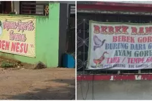 11 Potret lucu tulisan di spanduk ini pakai kata-kata ambigu, bikin lihat dua kali