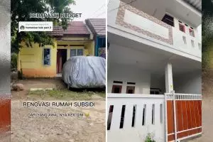 Dihina buluk & sempit, 11 potret renovasi rumah subsidi jadi mewah bertingkat ini bikin tetangga kicep