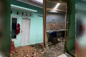 Rumah jadul tipe 36 ini dirombak jadi mewah pakai marmer, 10 potret renovasinya bikin ngiler