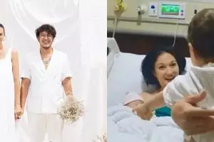 9 Momen Nadine Chandrawinata melahirkan anak kedua, nama unik anaknya curi perhatian