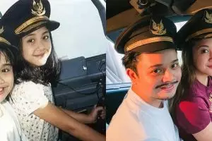 Gaya 11 seleb reka ulang foto masa kecil bikin takjub, paras Sherina dan Derby nggak banyak berubah