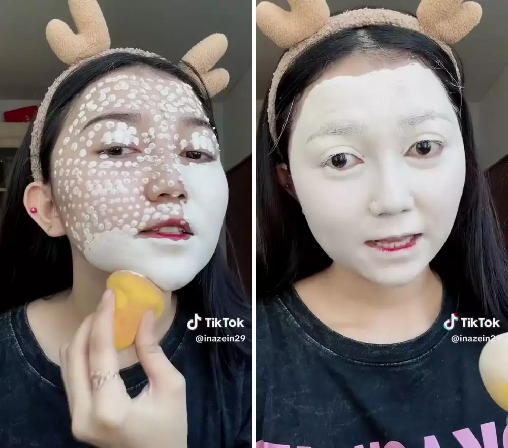 makeup challenge gagal © TikTok