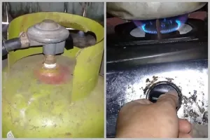 Bermodal 1 bahan sederhana, ini cara mudah mengatasi gas yang tidak mau mengalir ke kompor