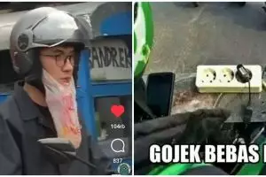 11 Potret lucu life hack pengendara ini bikin takjub abis, sepertinya menarik ditiru