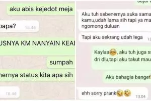 11 Chat lucu sama gebetan ini bikin bingung mau lanjut apa mundur, ngeselin pol