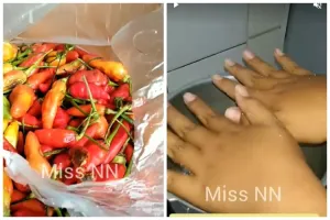 Bukan diolesi minyak atau pasta gigi, ini trik mengatasi rasa panas di tangan karena memotong cabai