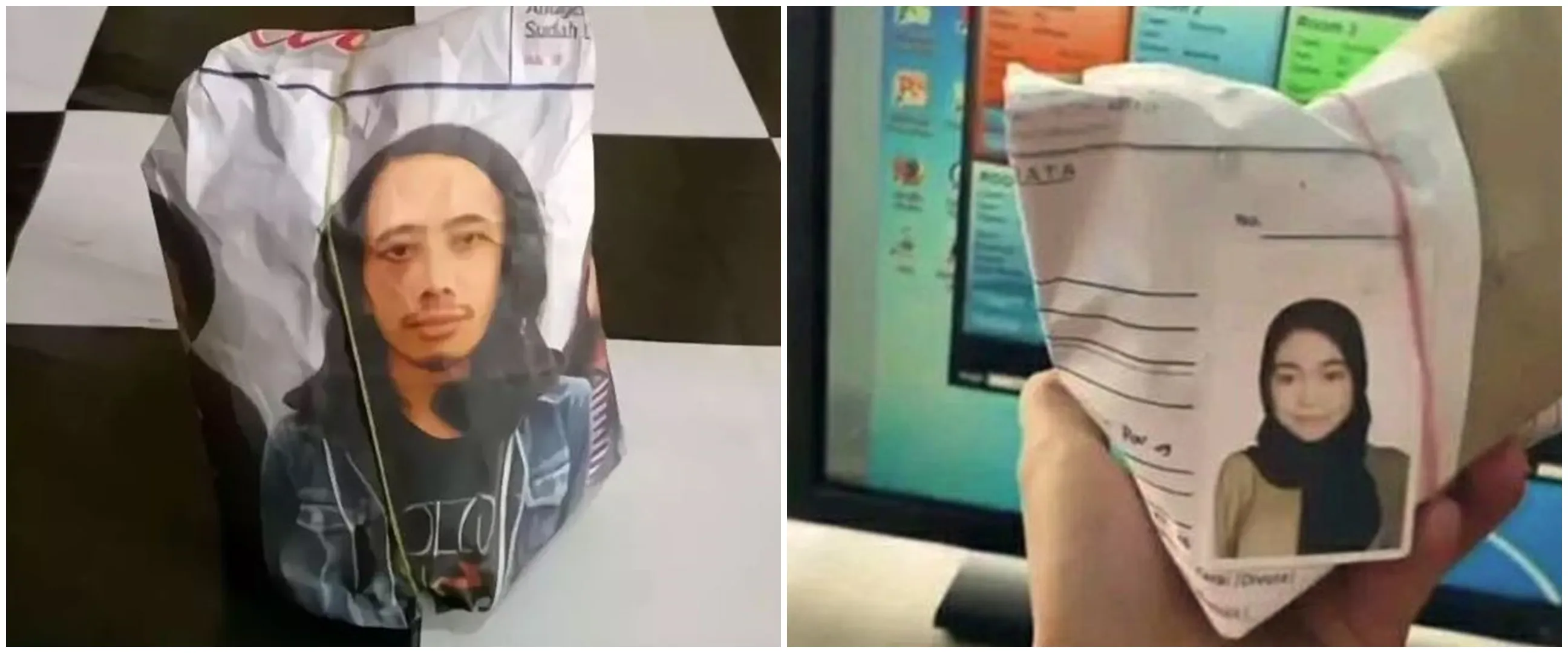 11 Potret kocak kemasan nasi bungkus ini ada wajah orang, lihatnya bikin awkward