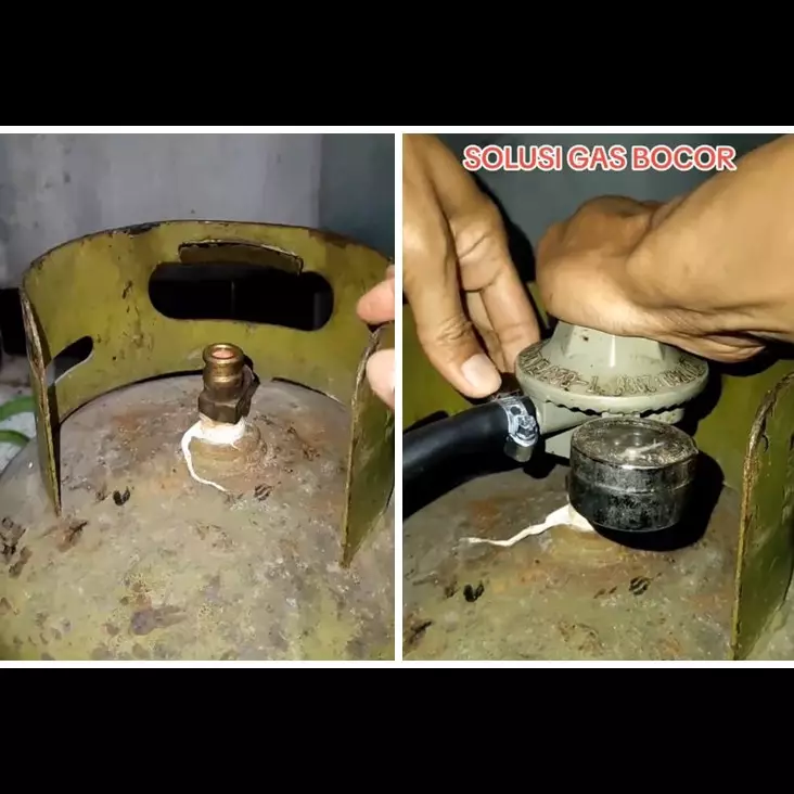 Tanpa ditambal plastik atau karet gelang, begini cara mengatasi tabung gas bocor dan mendesis