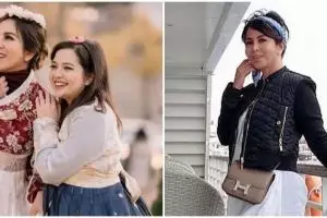 Punya 4 cucu gayanya nggak kalah modis dari gadis, ini 11 potret Rahmah Bakar mertua Tasya Kamila