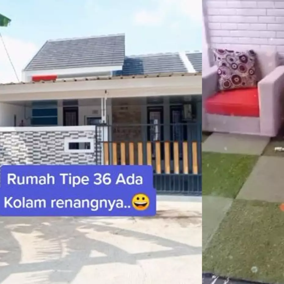 10 Potret rumah tipe 36 minimalis ini punya fasilitas kolam renang, tak perlu jauh-jauh buat healing