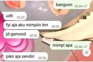 Nggak ada angin nggak ada hujan, 11 chat lucu pacar tiba-tiba ngambek ini bikin pusing tujuh keliling