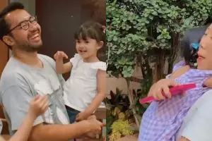Umumkan punya anak 3 tahun, intip 9 potret kedekatan Kiky Saputri dan putri angkatnya